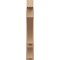 Ekena Millwork 6-in W x 34-in D x 40-in H Balboa Block Rough Cedar Woodgrain TimberThane Outlooker, Primed Tan OUTUR060X34X40BOA44RCPR - alternate 5